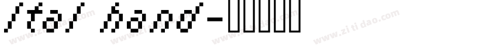 Ital hand字体转换